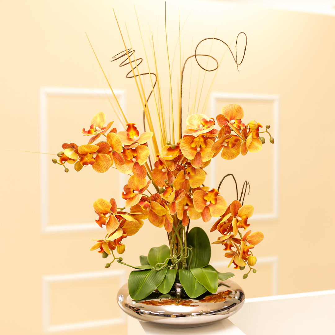 Arranjo de Orquídeas Amarelas – FADA FLOR